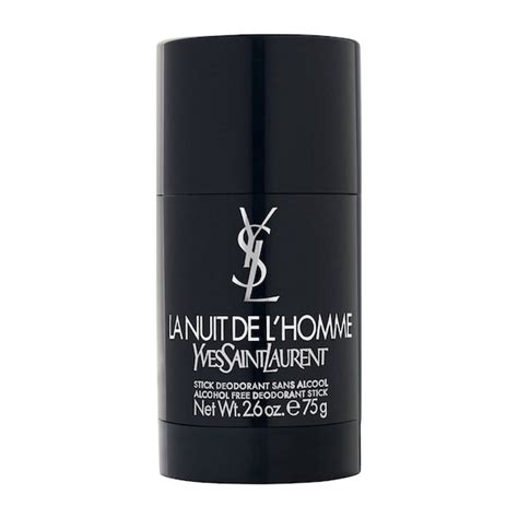 deodorant stick yves saint laurent la nuit de l'homme|Lanuit De L'Homme by Ysl Deodorant Stick 2.6 oz .